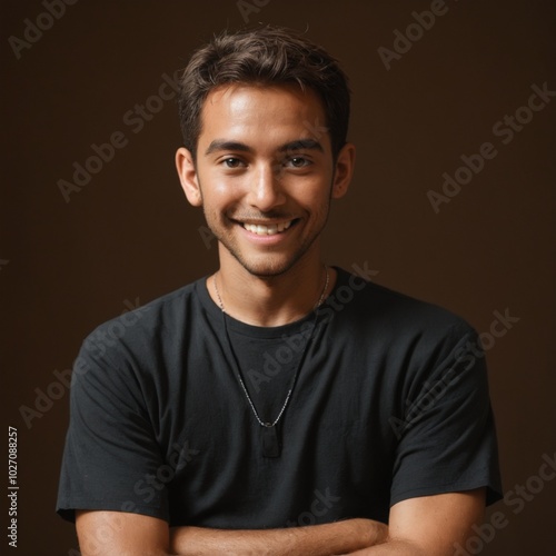 Indian man smiling portrait 