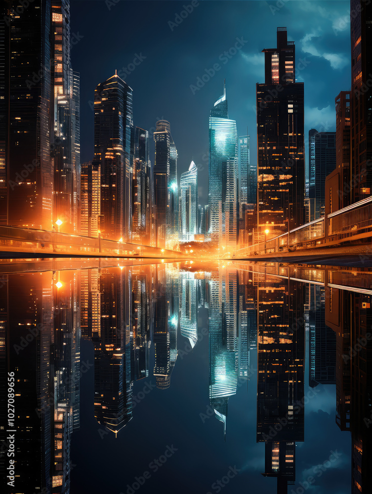 Twilight Reflections in the Metropolitan Dreamscape Twilight Reflections in the Metropolitan Dreamscape