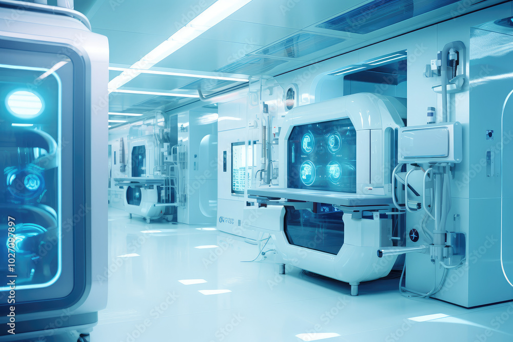 Advanced Futuristic Medical Laboratory Advanced Futuristic Medical Laboratory