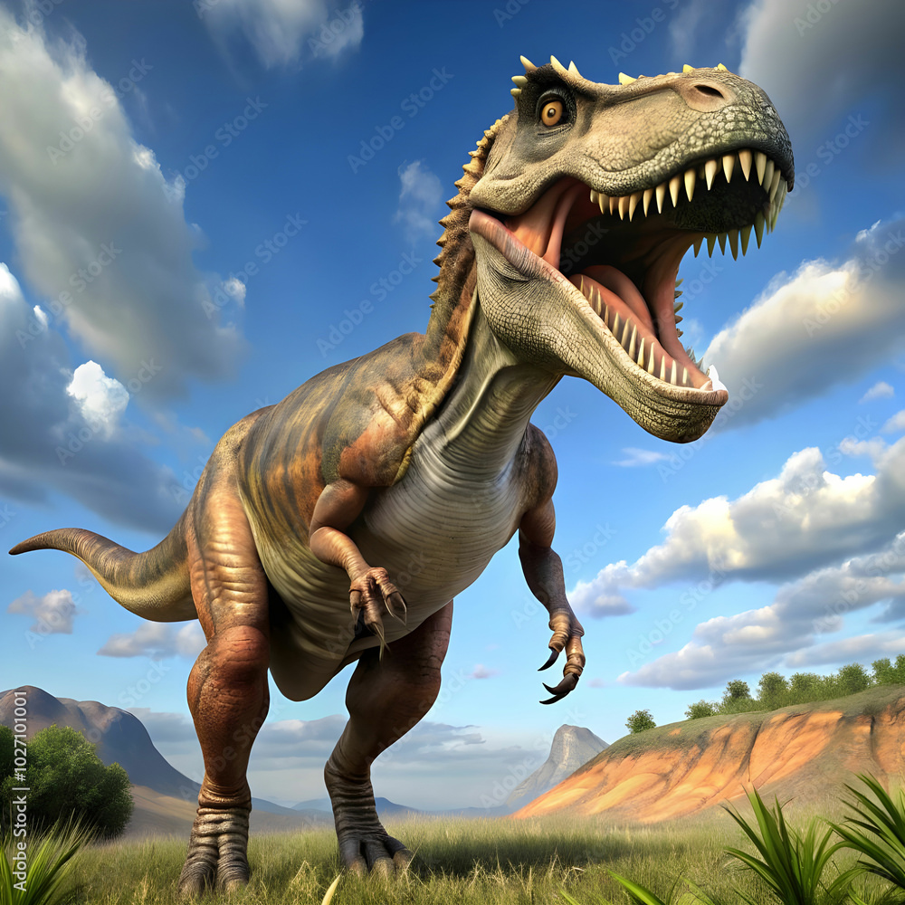 Obraz premium dangerous dinosaur