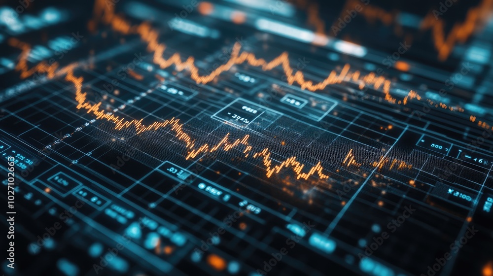 Stock Market and Forex Trading Graph Background Stock Market and Forex Trading Graph Background