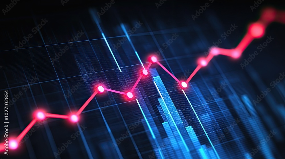 Stock Market and Forex Trading Graph Background Stock Market and Forex Trading Graph Background