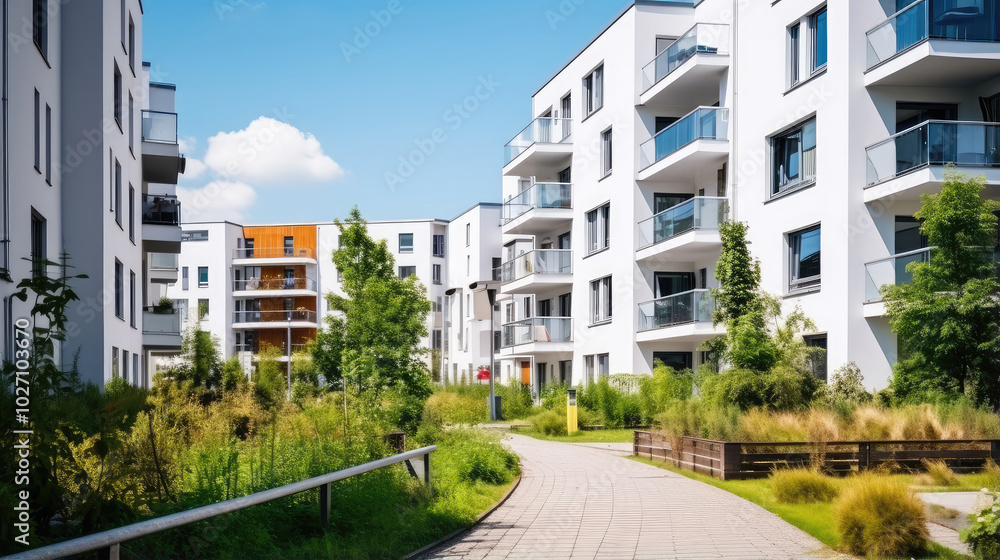 Contemporary Urban Living: Eco-Friendly Apartment Complex Contemporary Urban Living: Eco-Friendly Apartment Complex