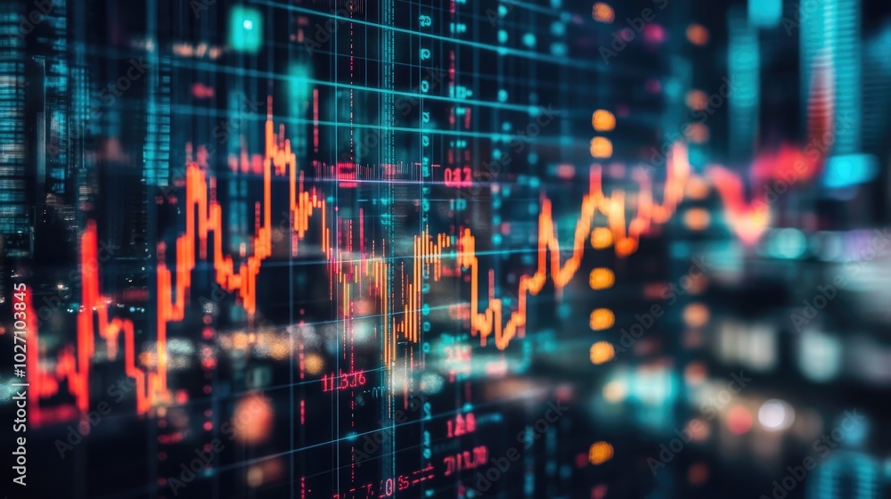 Stock Market and Forex Trading Graph Background Stock Market and Forex Trading Graph Background