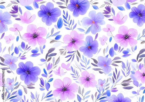 Watercolor Floral Pattern