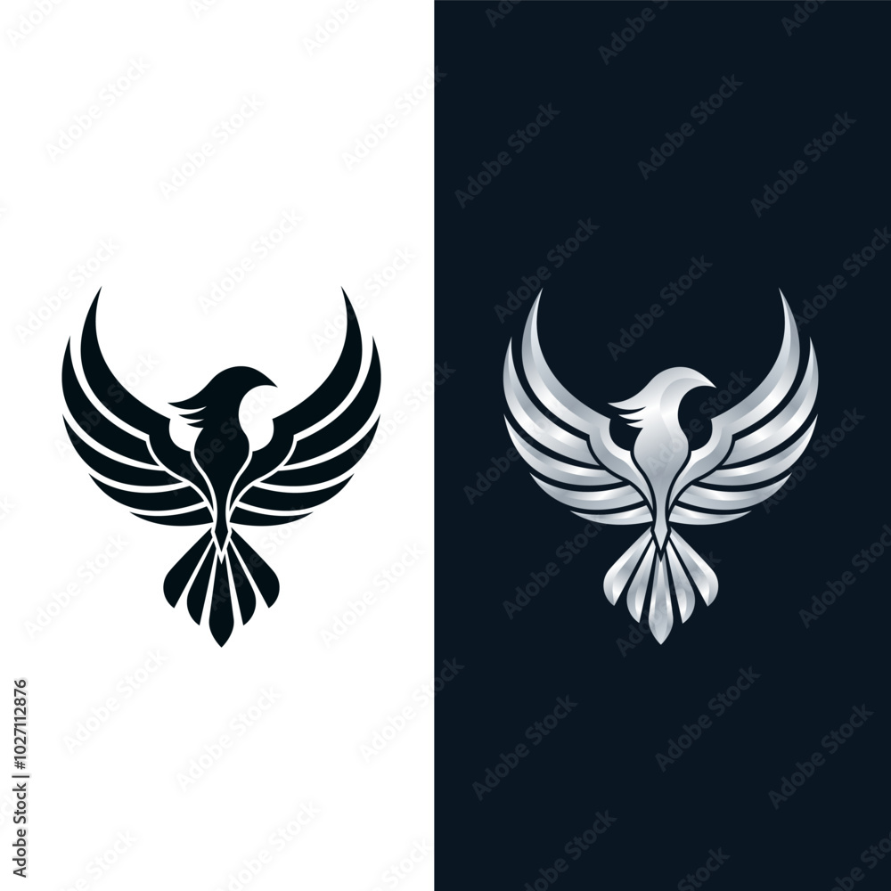 Modern Eagle mascot Logo Design vector illustration Modern Eagle mascot Logo Design vector illustration