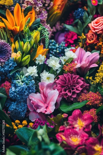 Close-up of a bouquet of flowers