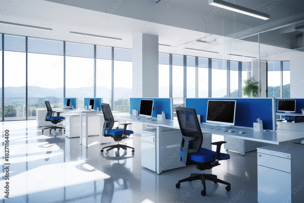 Modern Corporate Office Interior - Bright and Spacious Modern Corporate Office Interior - Bright and Spacious