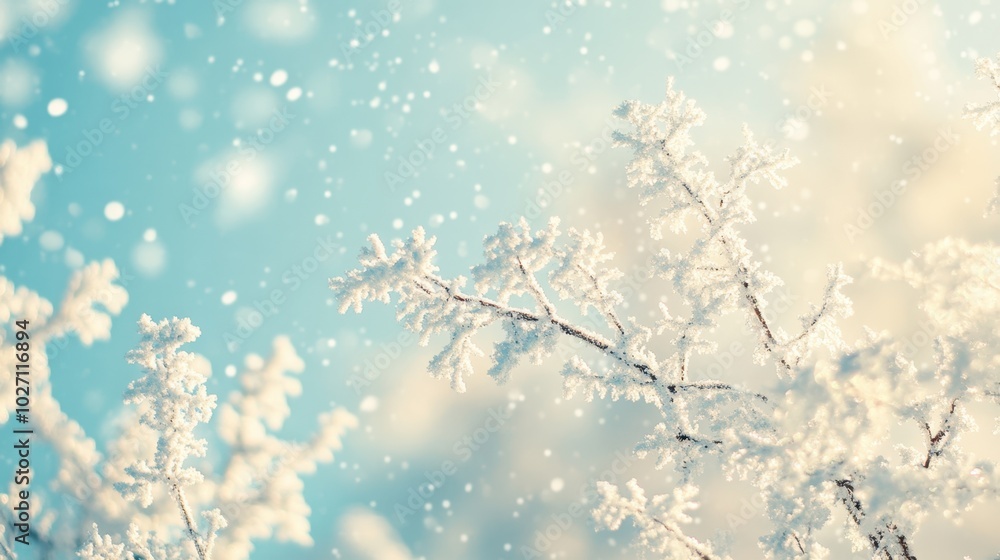 The Snowy Winter Branches The Snowy Winter Branches