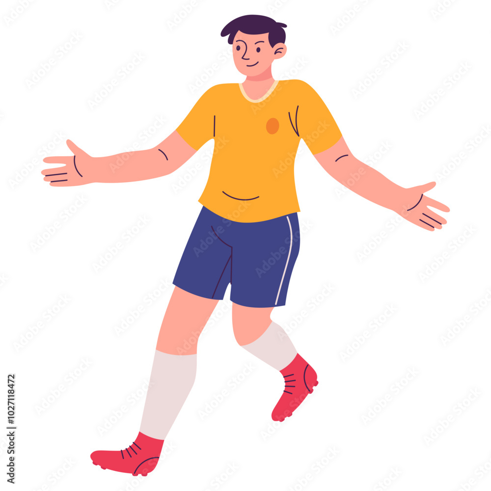Football Player Illustration Football Player Illustration