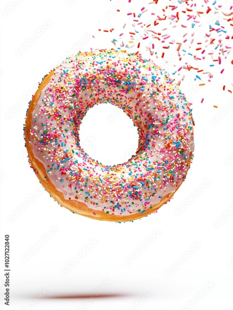 Falling Donut Sprinkles Falling Donut Sprinkles