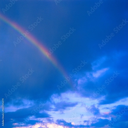 Clouds and sky background. Natural atmosphere