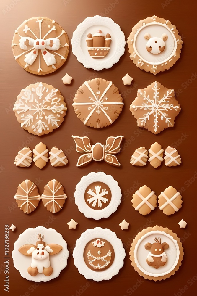 ia generated. christmas cookies ia generated. christmas cookies