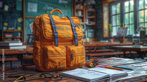 bag in the school