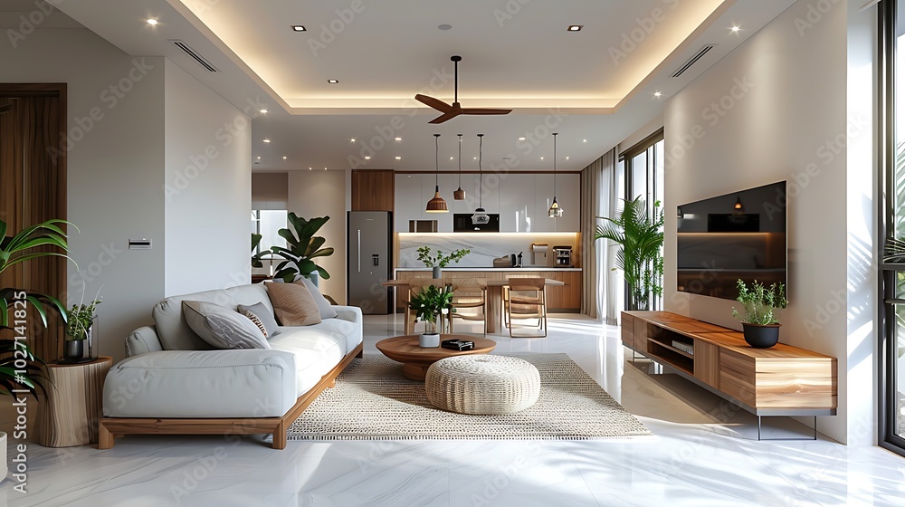 Fototapeta premium living room, interior, interior design