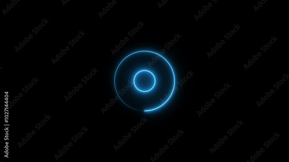 Neon Location Icon Animation. Neon Location Icon Animation.