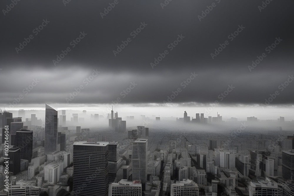 ia generated. city skyline ia generated. city skyline