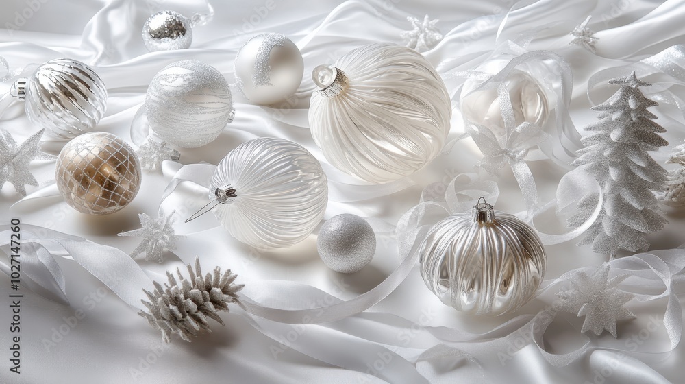 The Elegant White Christmas Ornaments The Elegant White Christmas Ornaments
