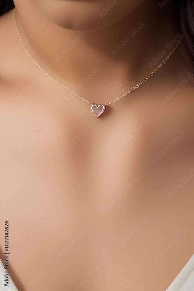 ia generated. heart shaped pendant ia generated. heart shaped pendant