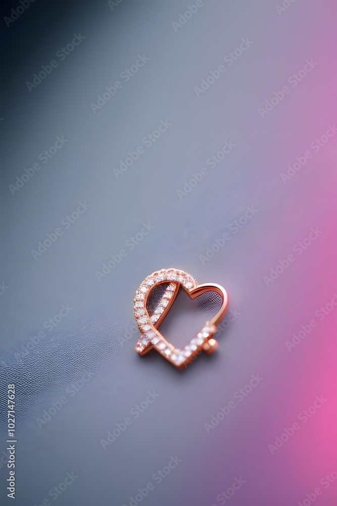 ia generated. heart shaped pendant ia generated. heart shaped pendant