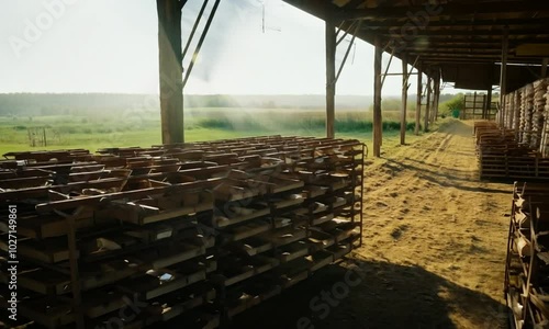 Managing Egg Racks in the Barn for Freshness photo