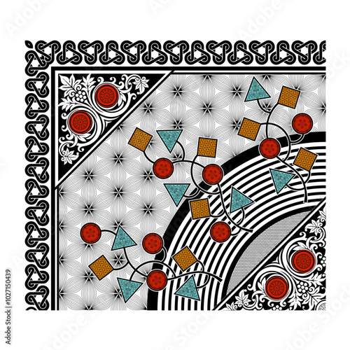 bedsheet design digital art use hand work and digital printing