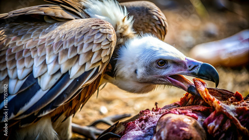 white backed vulture photo