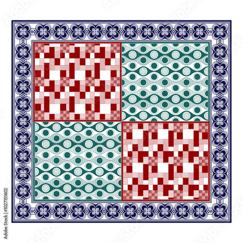 bedsheet design digital art use hand work and digital printing