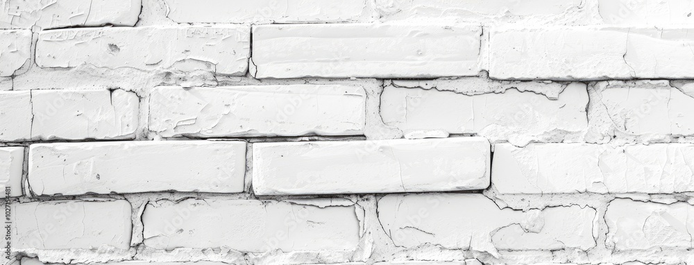 White Painted Brick Wall for Modern Backgrounds White Painted Brick Wall for Modern Backgrounds