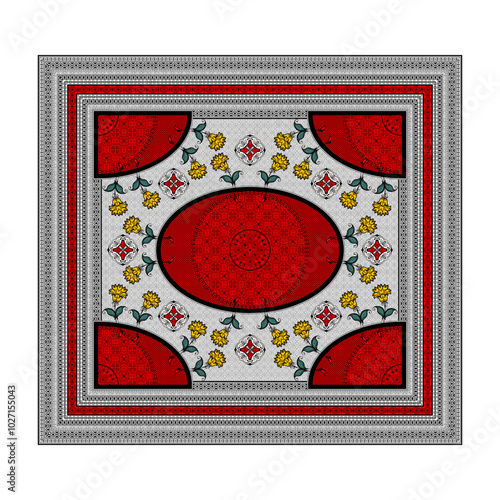 bedsheet design digital art use hand work and digital printing