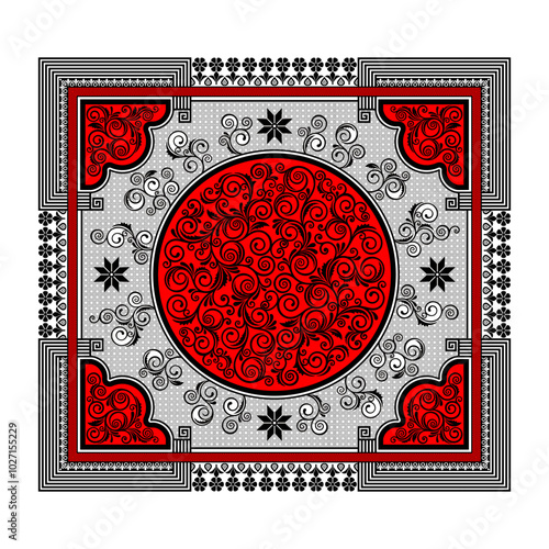 bedsheet design digital art use hand work and digital printing