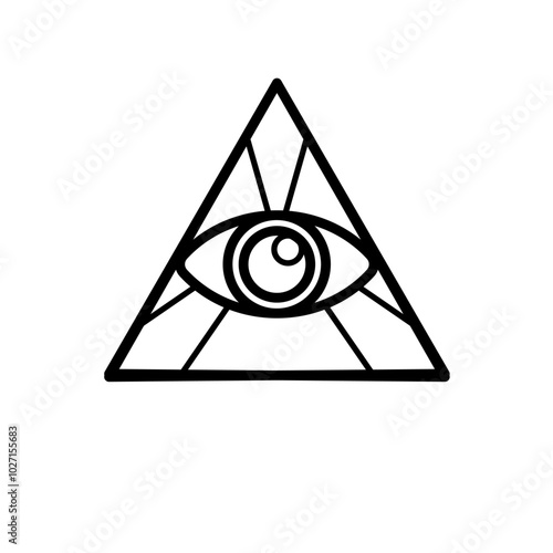 Eye of providence - vector icon