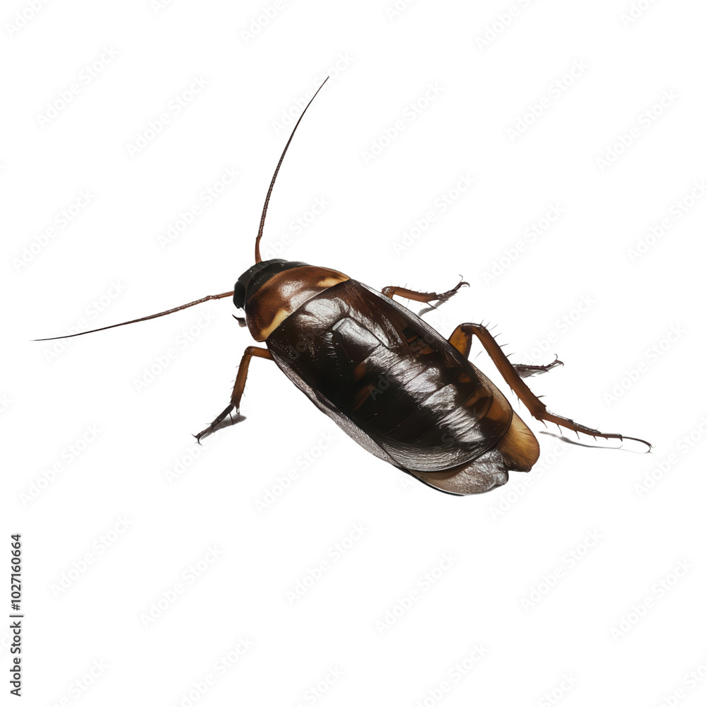 Cockroach pose isolated on white background. Cockroach pose isolated on white background.