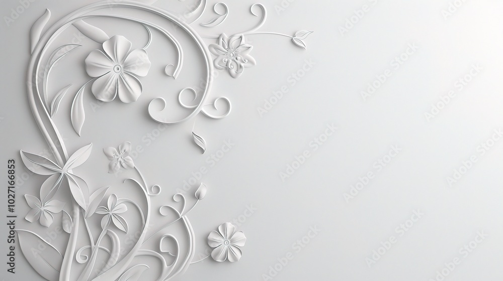 Simple and Beautiful Design on White Background - an enchanting and refined visual. The simple yet captivating design on a pure white backdrop creates a charming and elegant scene Simple and Beautiful Design on White Background - an enchanting and refined visual. The simple yet captivating design on a pure white backdrop creates a charming and elegant scene