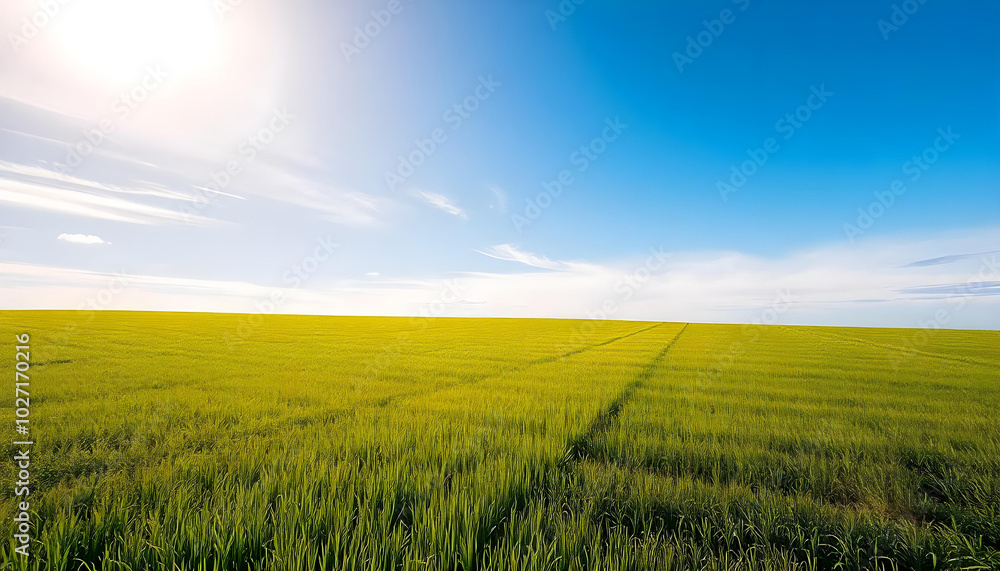 Obraz premium field of wheat