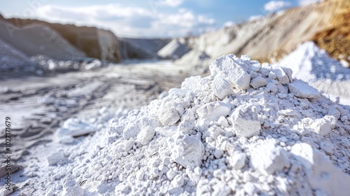 Wallpaper Mural Bright White Clay Quarry on a Sunny Day Torontodigital.ca