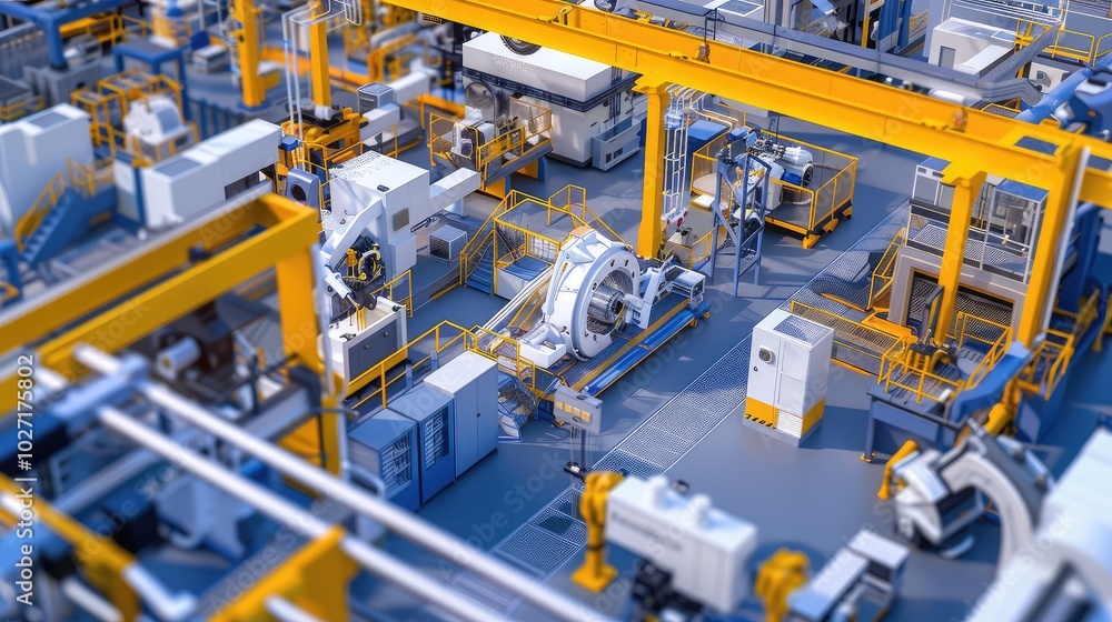 Advanced Automated Industrial Manufacturing Facility Advanced Automated Industrial Manufacturing Facility