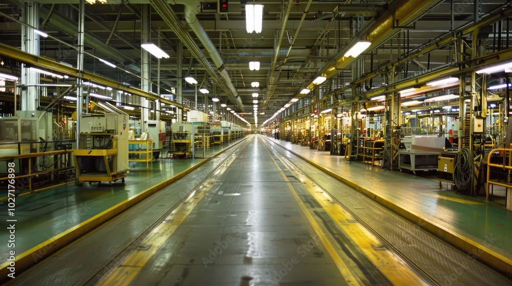 Modern Automated Manufacturing Facility Modern Automated Manufacturing Facility