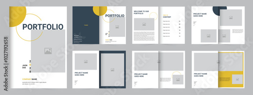 Portfolio Design Template, Architecture Portfolio or Real estate portfolio or Project Portfolio template brochure