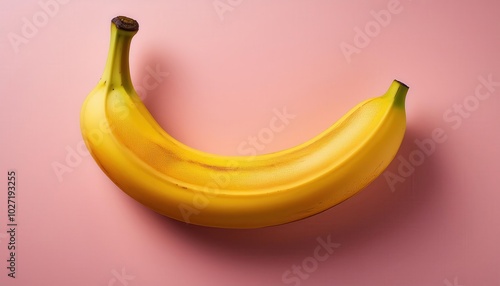 Pair of Ripe Bananas on Pastel Pink Background. Vibrant Minimalist Food Concept for Nutrition, Wellness, and Tropical Fruit Themes in Healthy Eating Photography photo