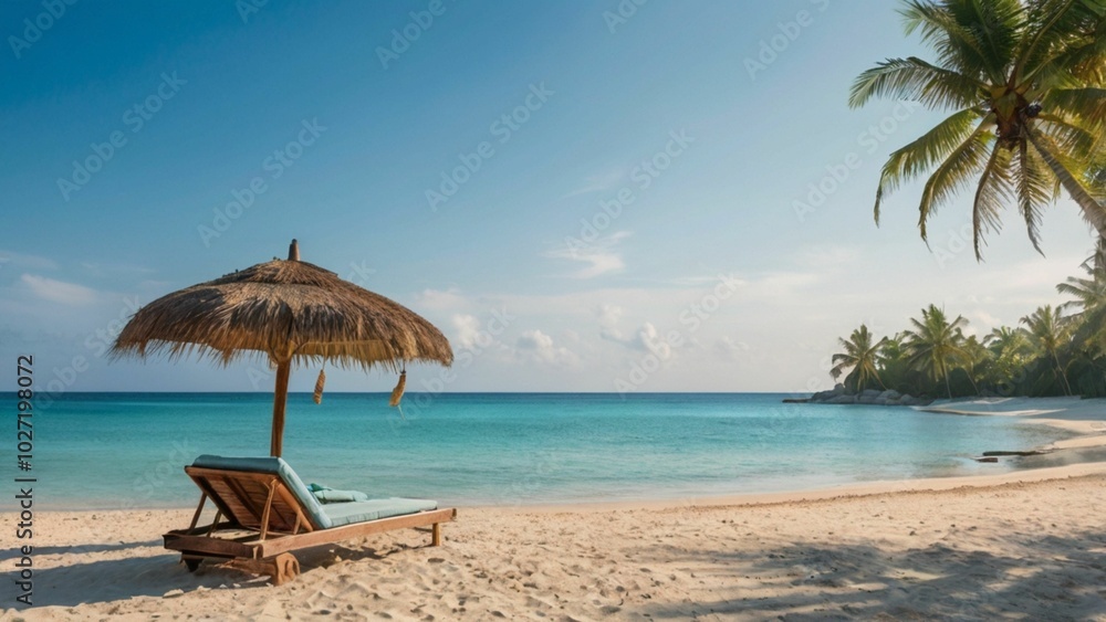 Obraz premium tropical paradise beach