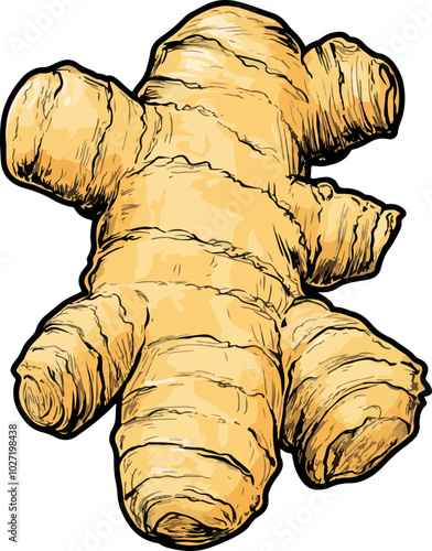 Ginger drawing clipart design illustration