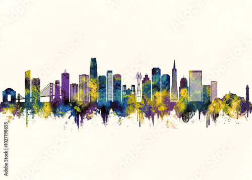 Photography San Francisco City Skyline
