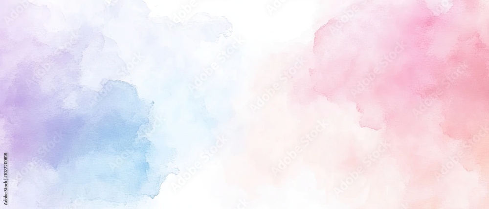 Obraz premium Abstract Watercolor Style Background with Soft Blending Colors