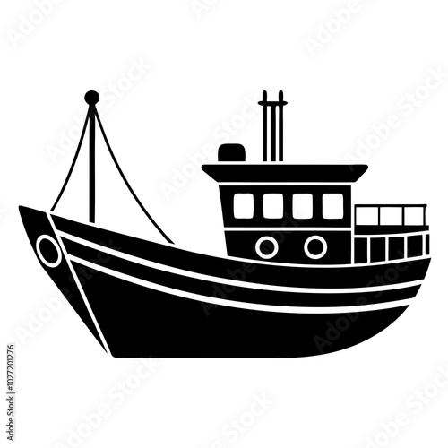 illustration of boat