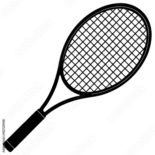 tennis racket and ball