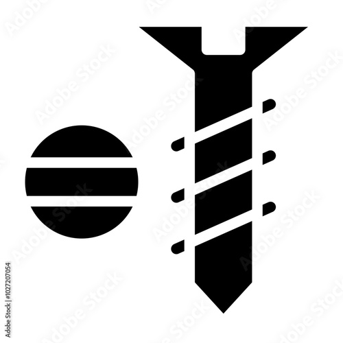 Fastener Vector Design Icon Style