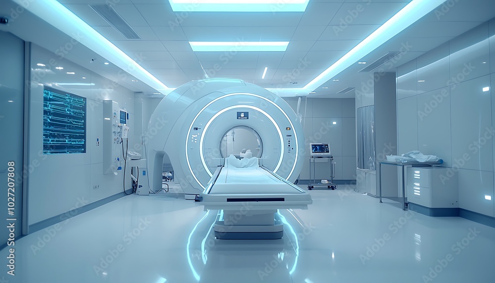 Cutting-edge MRI and CT scanning technology in a clinical diagnostic setting. Cutting-edge MRI and CT scanning technology in a clinical diagnostic setting.