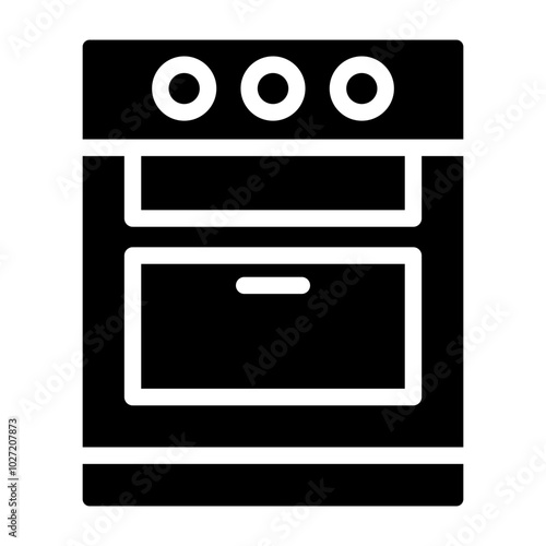 Oven Vector Design Icon Style