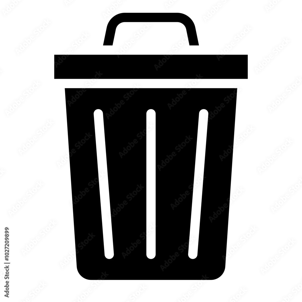 Trash Bin Vector Design Icon Style
